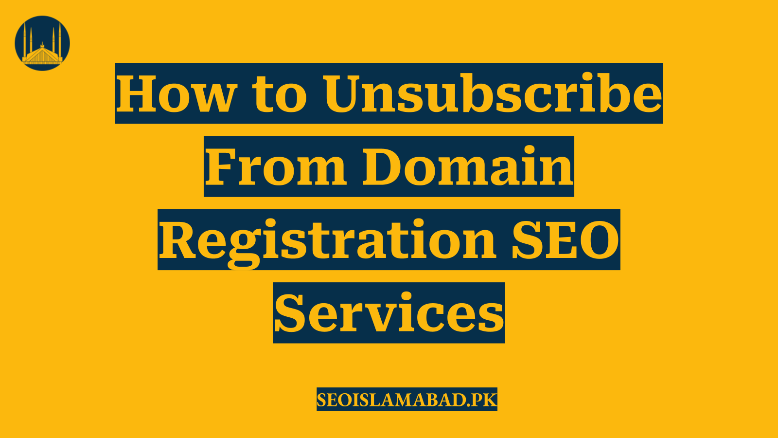 How to Unsubscribe From Domain Registration SEO Services