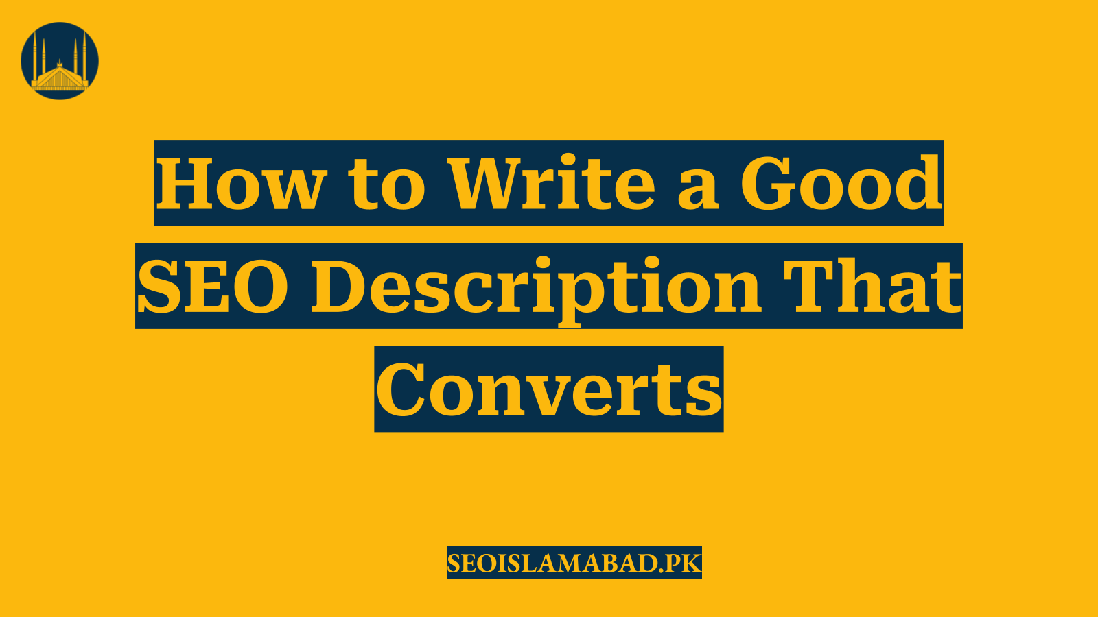 How to Write a Good SEO Description That Converts