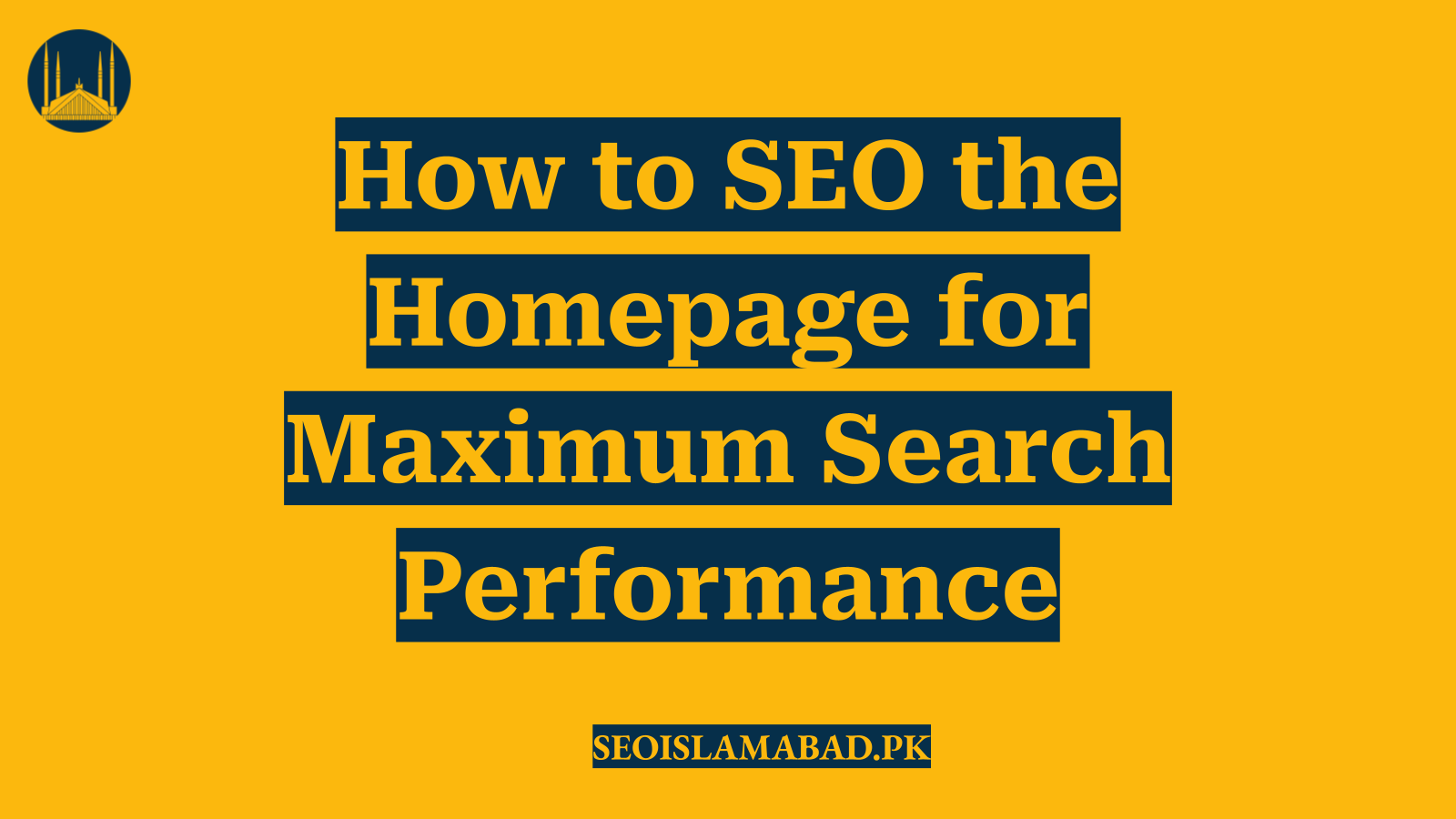 How to SEO the Homepage for Maximum Search Performance
