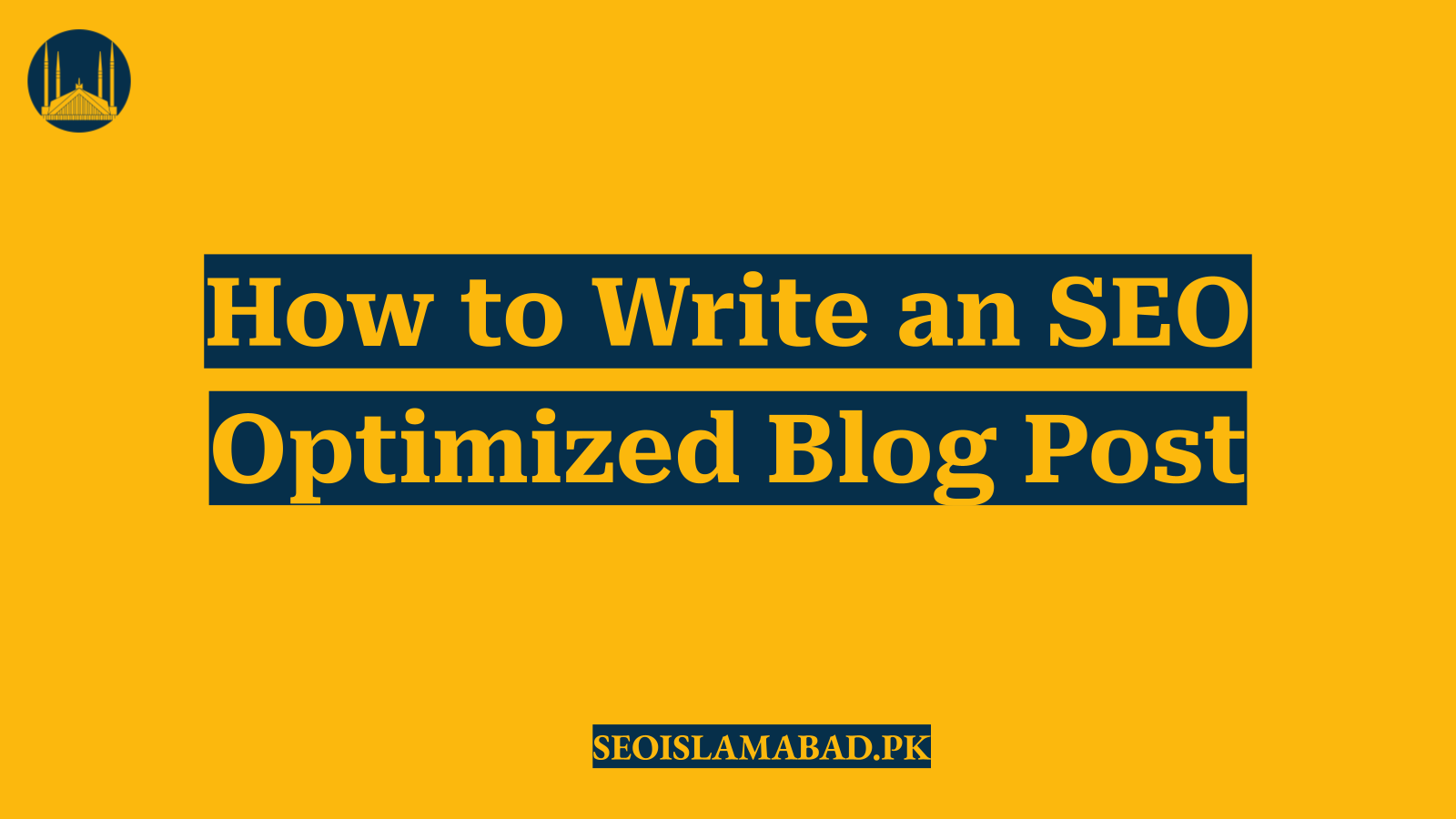 How to Write an SEO Optimized Blog Post