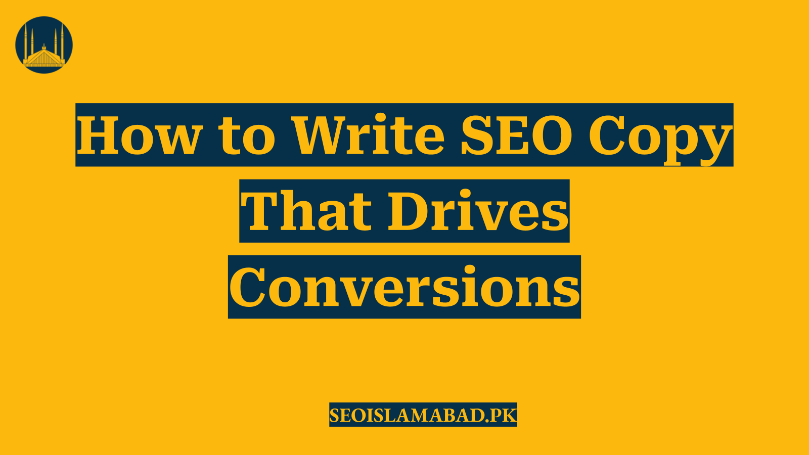 How to Write SEO Copy That Drives Conversions