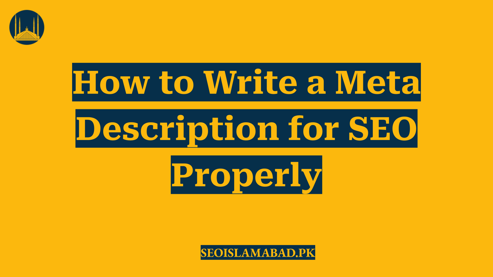 How to Write a Meta Description for SEO Properly