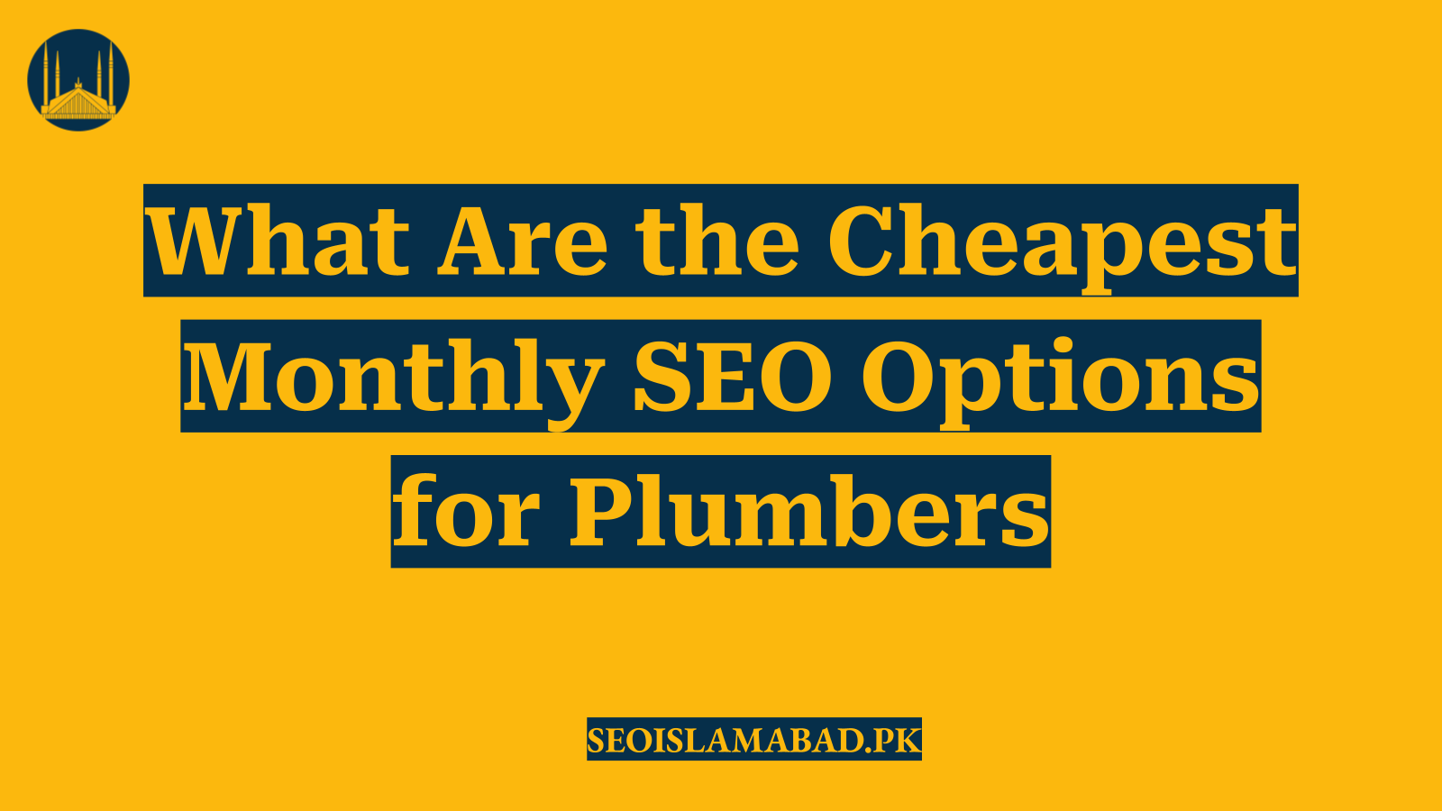 What Are the Cheapest Monthly SEO Options for Plumbers