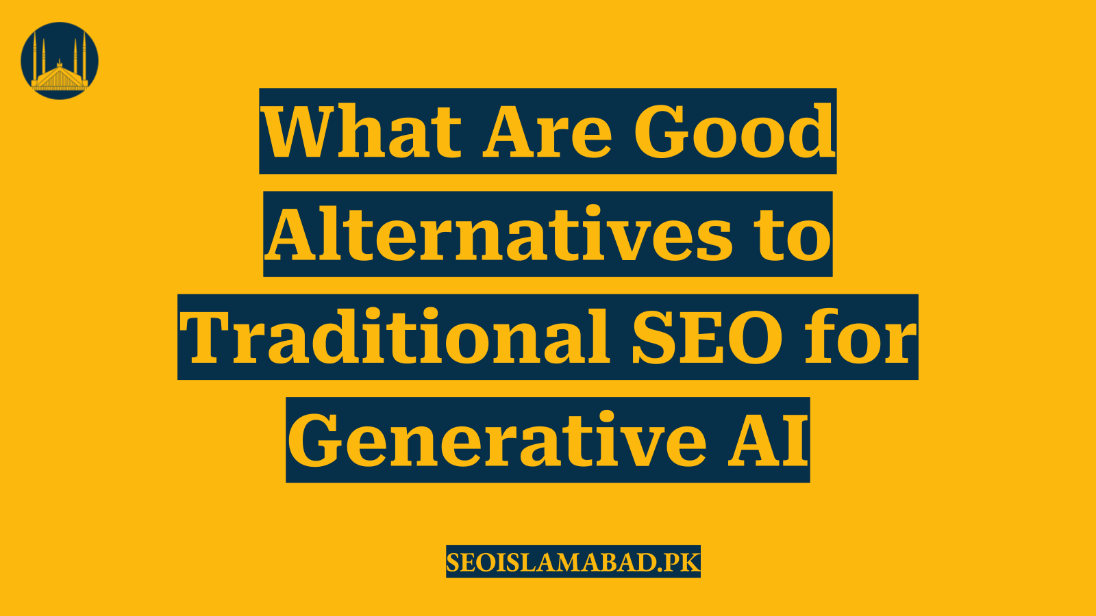 What Are Good Alternatives to Traditional SEO for Generative AI