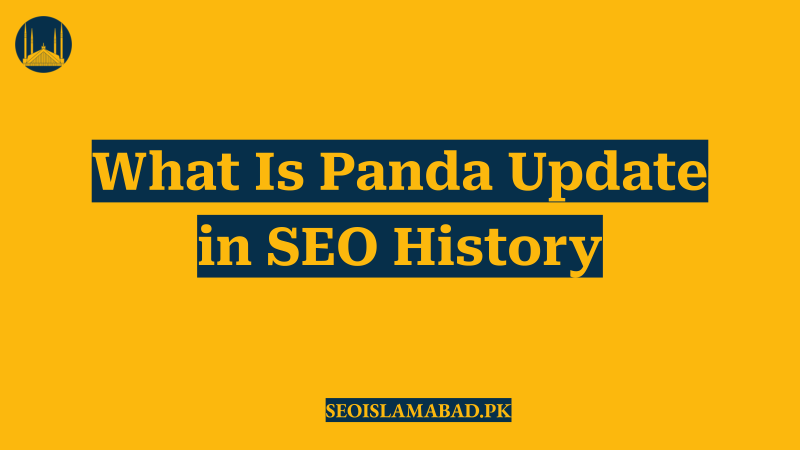 What Is Panda Update in SEO History